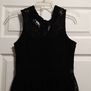 Black lace dress